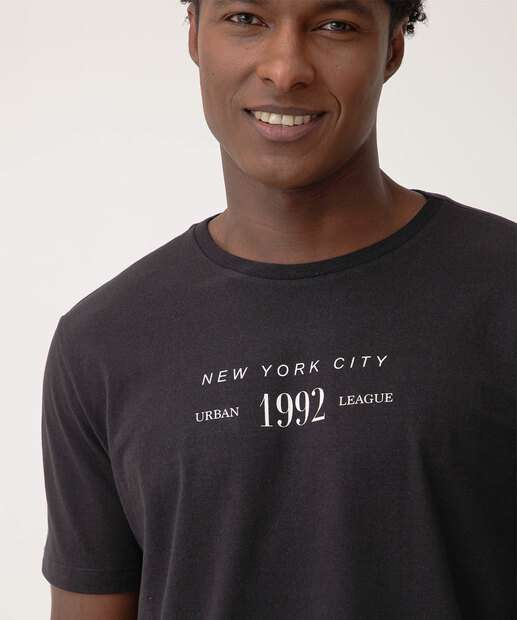 Camiseta Masculina Estampa Frase Marisa Preto