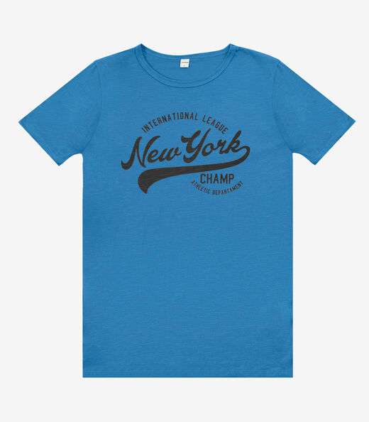 Image_Camiseta Adulto Masculino em Meia Malha Rovitex Azul