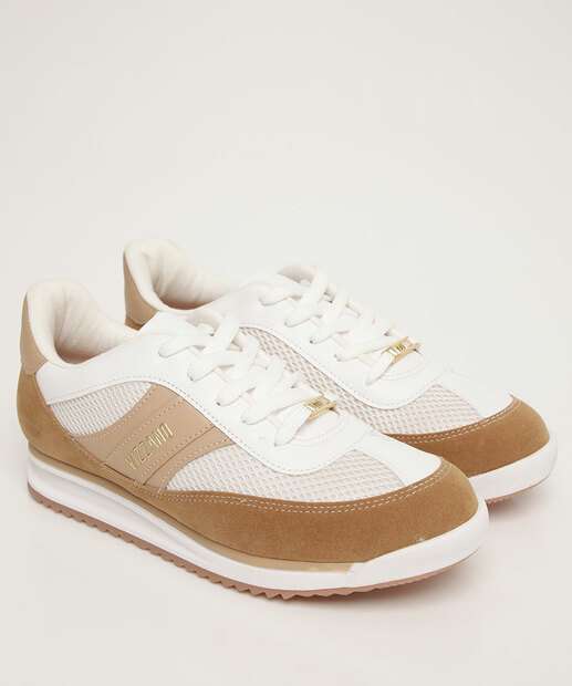 Tênis Casual Feminino Recortes Vizzano 