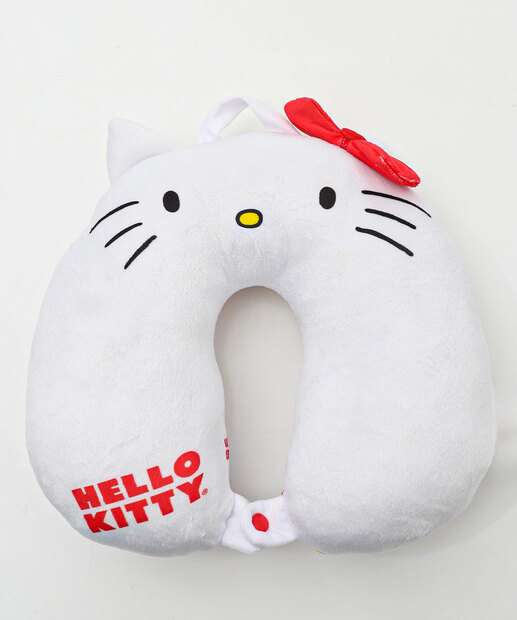 Image_Almofada Pescoço Plush Hello Kitty Sanrio Branco