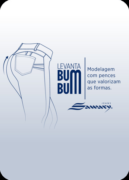 Calça Jeans Sawary Levanta Bumbum - 275176