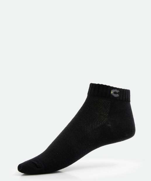  Kit 3 Pares Meias Infantil Cano Curto Básicas