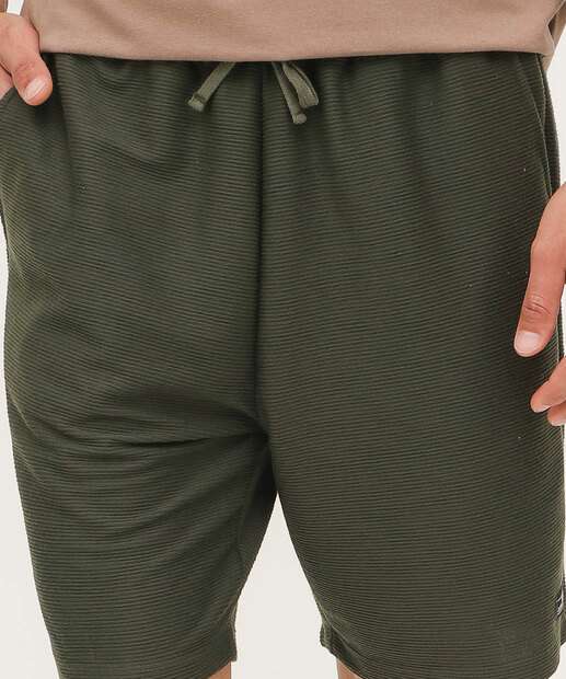 Bermuda Masculina Moletom Textura MR