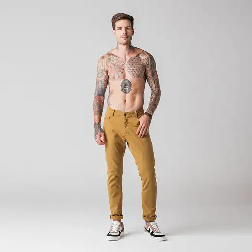 Calça Super Skinny Masculina Sarja Rock e Soda