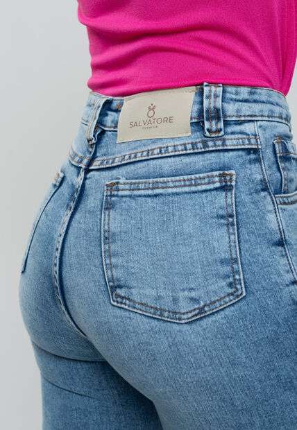 Calça Jeans Boot Cut Jeans Salvatore Fashion