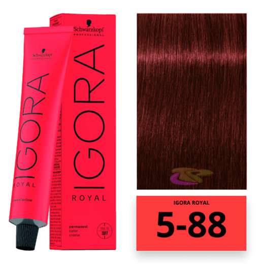 Image_Coloração Igora Royal 5-88 Castanho Claro Vermelho Extra 60g