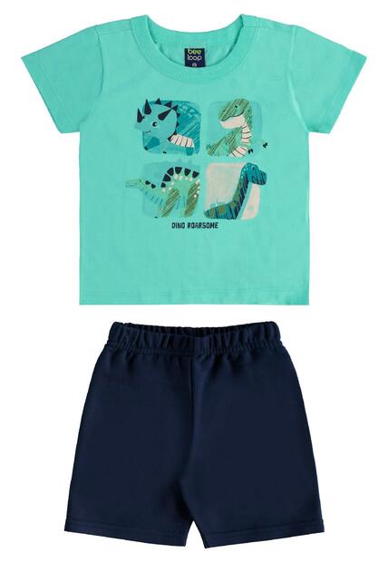 Image_Conjunto Camiseta Dino Bermuda Bee Loop