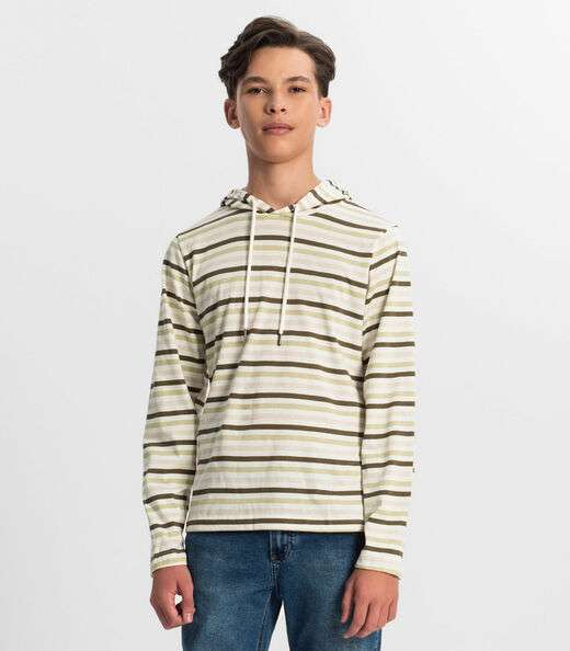 Image_Camiseta Juvenil Masculina Listrada Minty Verde