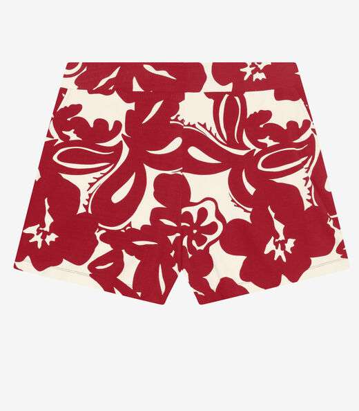 Image_Shorts Viscose Maquinetada Plus Size Secret Glam Vermelho
