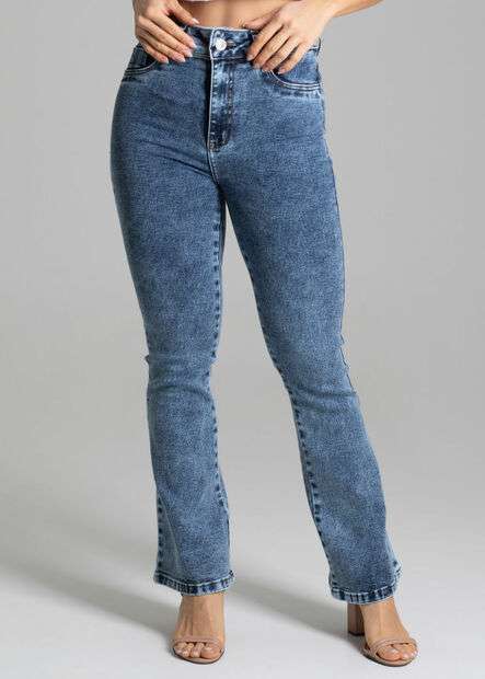 Calça Jeans Sawary Boot Cut Petit - 278616