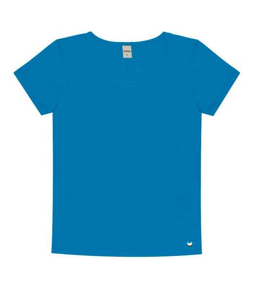 Blusa Feminina Viscotorcion Básica Rovitex Azul