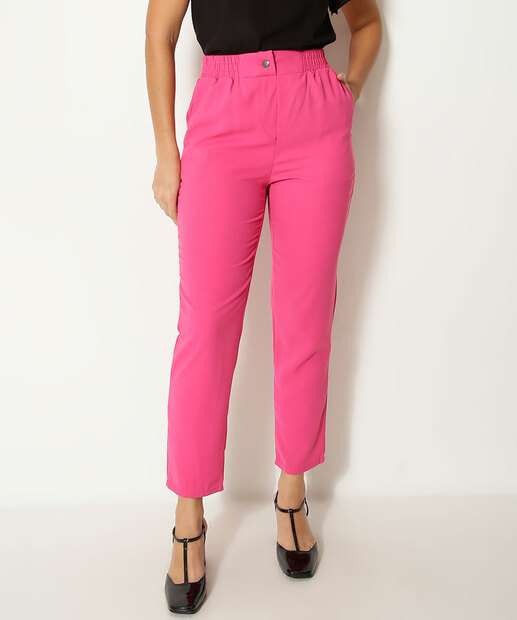 Calça Feminina Reta Bolsos Marisa