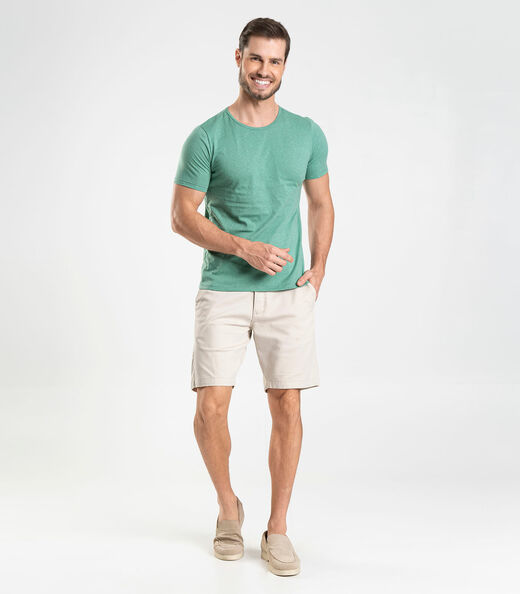 Camiseta Masculina em Meia Malha Botonê Select Verde