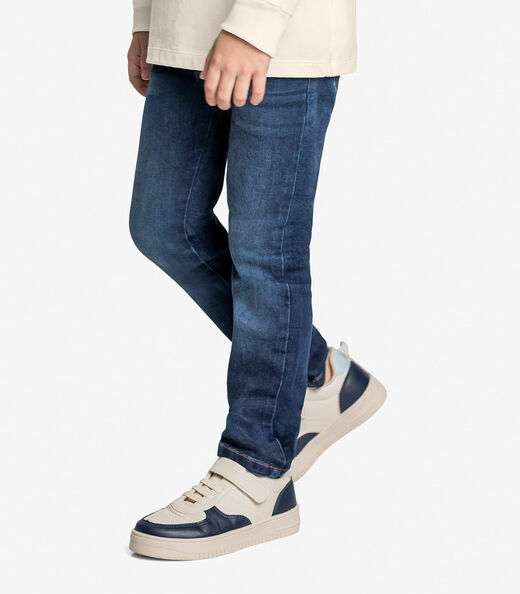 Conjunto Camiseta Com Calça Jeans Trick Nick Bege