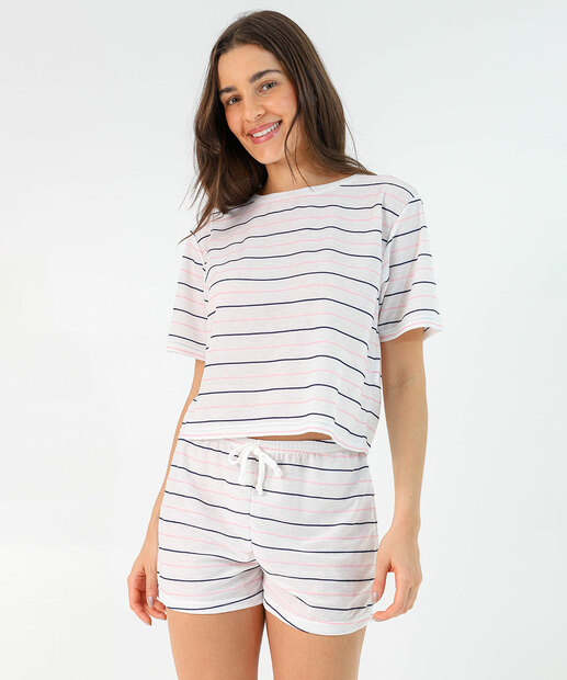 Image_Pijama Feminino Listrado Marisa Off White