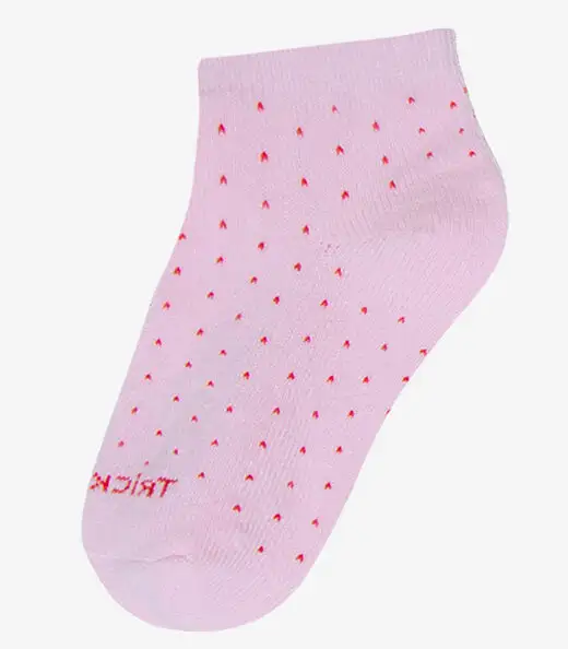 Kit 3 Pares De Meia Cano Curto Infantil Trick Nick Bege