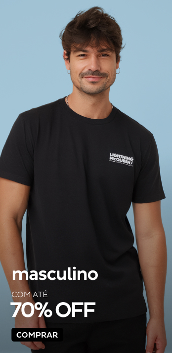 Masculino com no mínimo 40% OFF