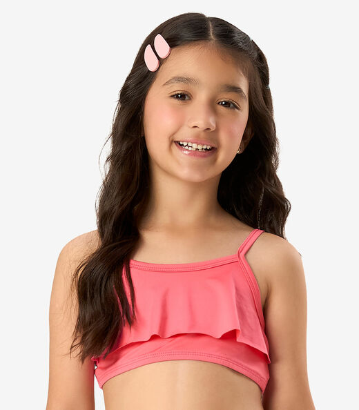 Conjunto Blusa Com Calcinha Infantil UV Rovi Kids Rosa