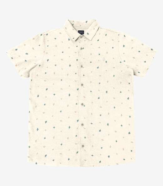 Camisa Masculina Viscose Diamentro Bege