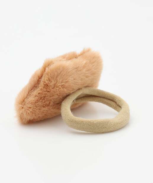 Kit 2 Peças Elásticos De Cabelo Capivara Infantil Marisa Marrom