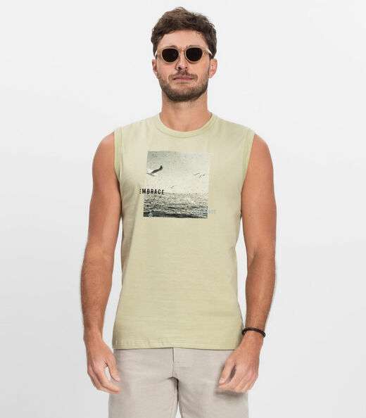 Image_Regata Masculina Meia Malha Diametro Verde