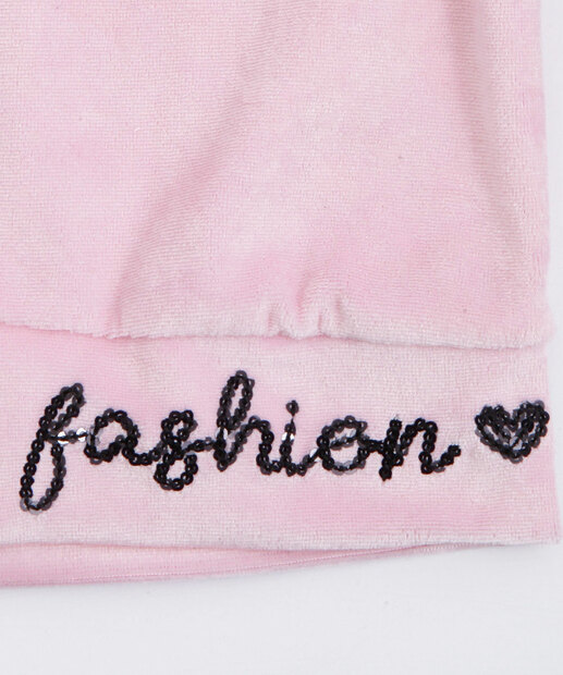 Casaco Infantil Plush Estampa Frase Tam 1 a 3
