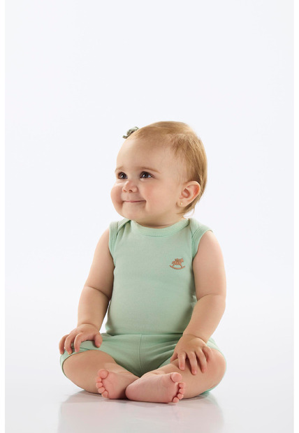 Short Unissex para Bebê em Suedine Up Baby