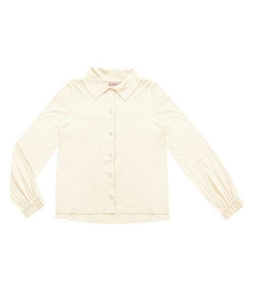 Camisa Manga Longa  Com Botões Endless Bege