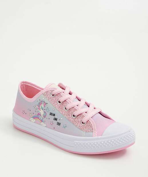 Tênis Infantil Casual Unicórnio Marisa 