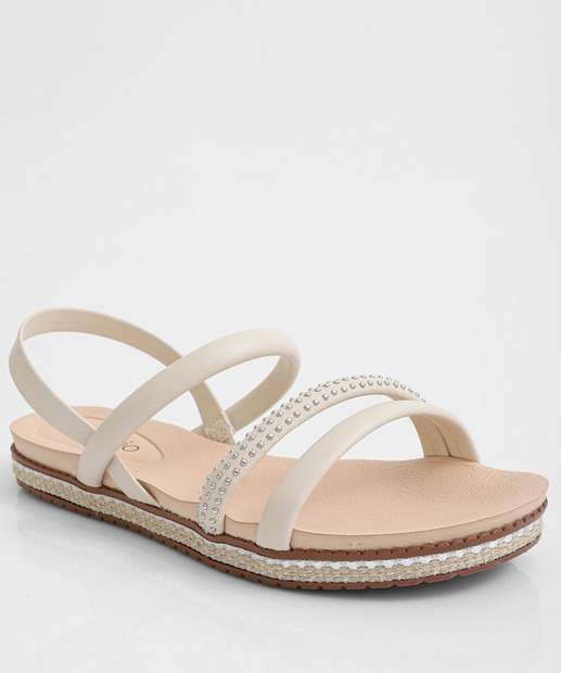 Image_Sandália Feminina Rasteira Tiras Tressê Beira Rio