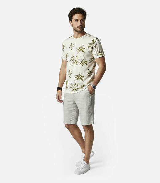 Camiseta Masculina Em Meia Malha Select Verde