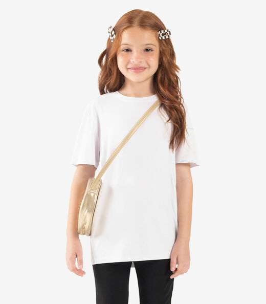 Camiseta Unissex Viscotorcion Rovi Kids Branco