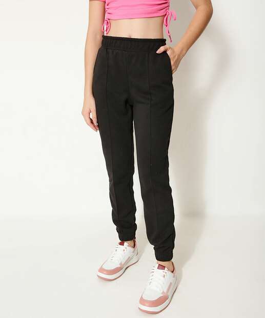 Calça Juvenil Jogger Moletom Marisa Tam 10 a 16   