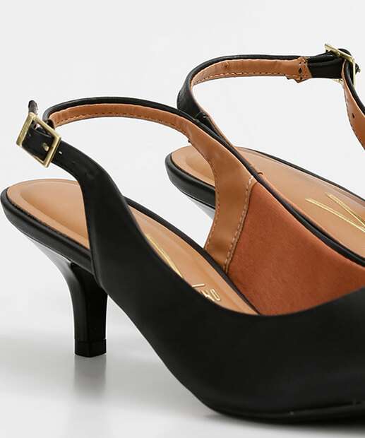 Scarpin Feminino Slingback Salto Fino Vizzano 