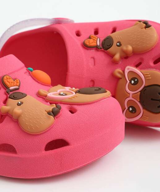 Sandália Babuche Infantil Hype Grendene Rosa