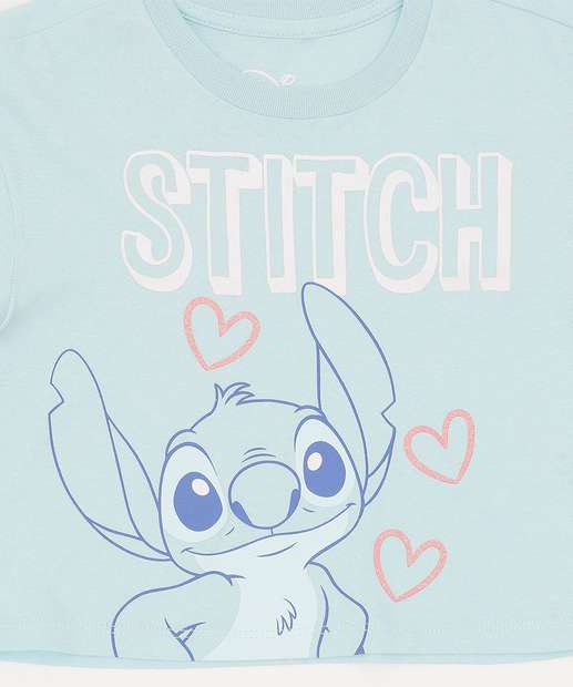 Conjunto Infantil Tule Stitch Disney Tam 4 a 10