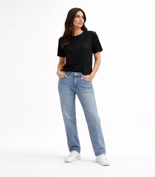 Camiseta Feminina Básica Infinita Cor Preto