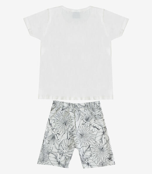 Conjunto Infantil Menino Select Bege