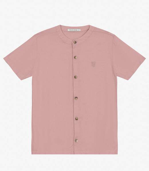 Image_Camisa Masculina em Viscose Sarjada Trick Nick Rosa