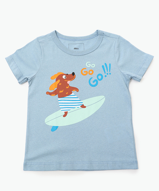 Image_Camiseta Infantil Estampa Chachorro Marisa Tam 1 a 3 Azul