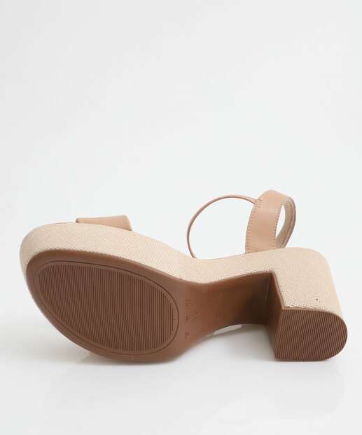 Sandália Feminina Meia Pata Bebecê Off White