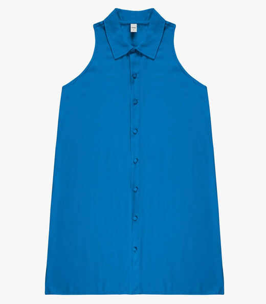 Image_Vestido Feminino Chemise Malha Viscose Rovitex Azul