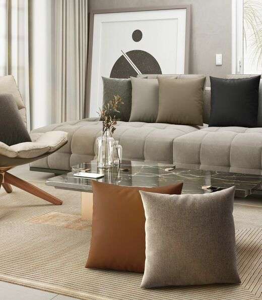 Capa De Almofada Adomes Marrom