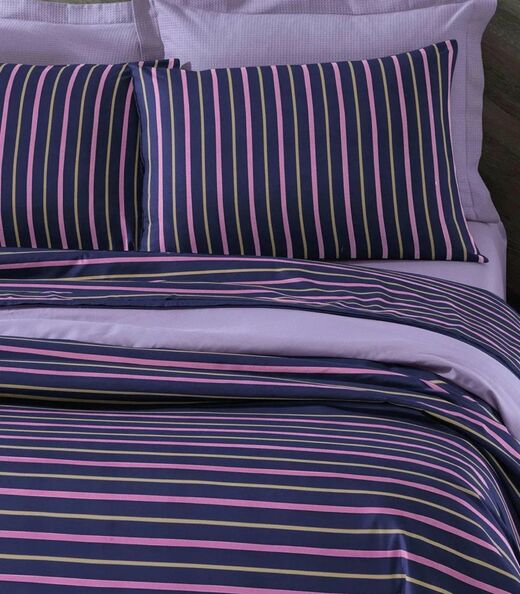 Jogo Capa de Edredom Queen 3 Peças Lar e Lazer Roxo