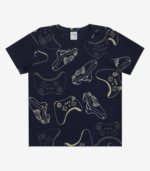 Image_Camiseta Infantil Menino Animais Infinita Cor Azul