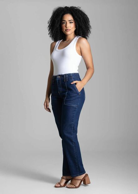 Calça Jeans Sawary Reta - 282059