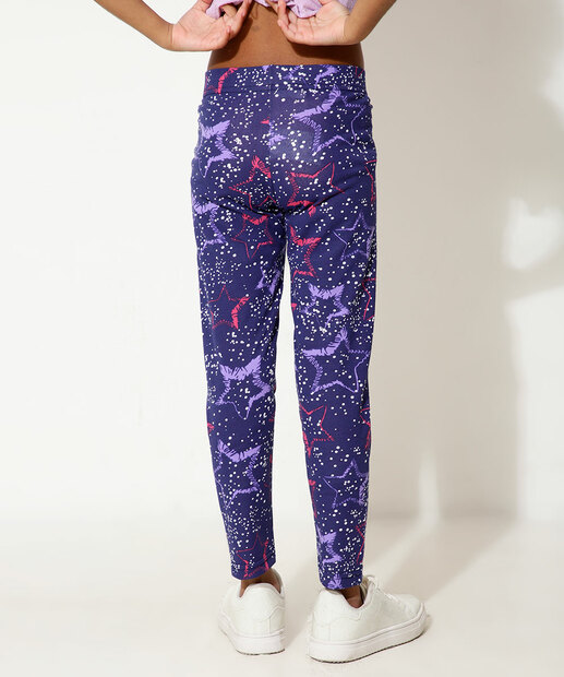 Calça Infantil Legging Estrelas Marisa Tam 4 a 10