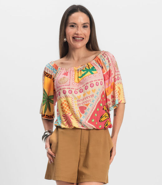 Image_Blusa Feminina Ciganinha Infinita Cor Rosa