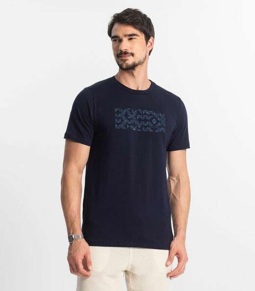 Camiseta Masculina Diametro Azul
