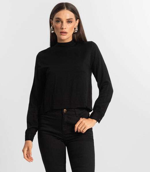 Image_Blusa Feminina Manga Longa Endless Preto